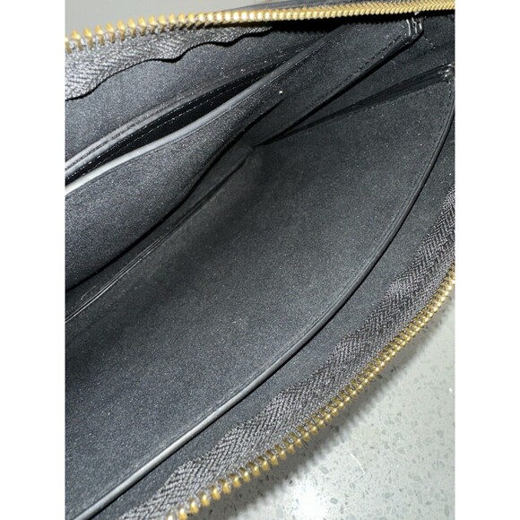 Melie Bianco Olivia Shoulder Satchel Bag Faux Leather Black Large No Strap EUC!